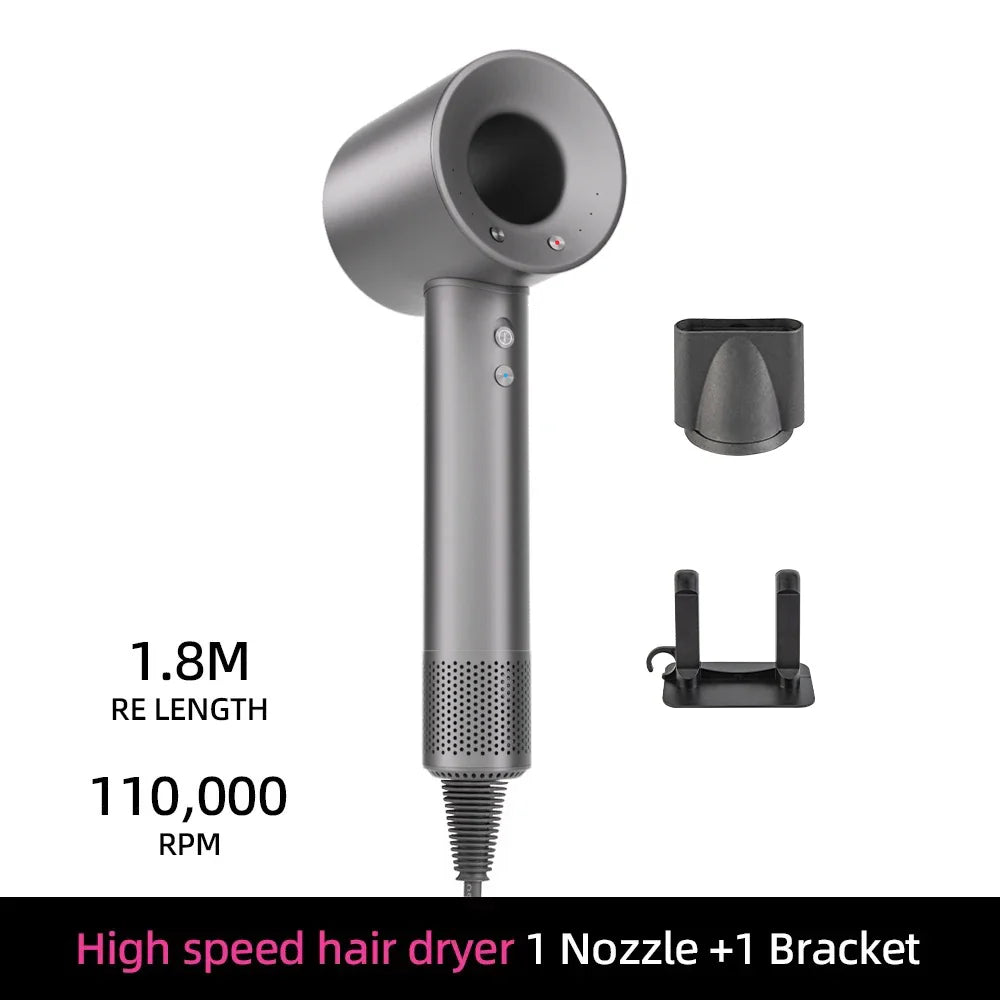 BowLift | Ion Hair Dryer | 200 Million Negative Ions | Intelligent Temperature Control | 110,000 RPM