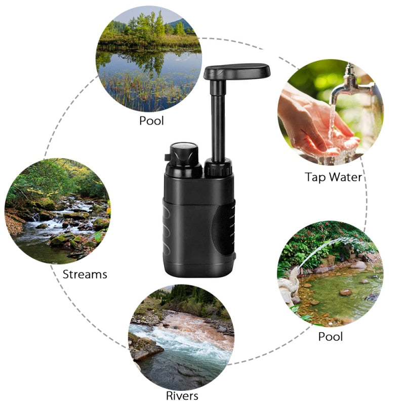 Outdoor Water Filter Camping Survival Tool | Bowlift