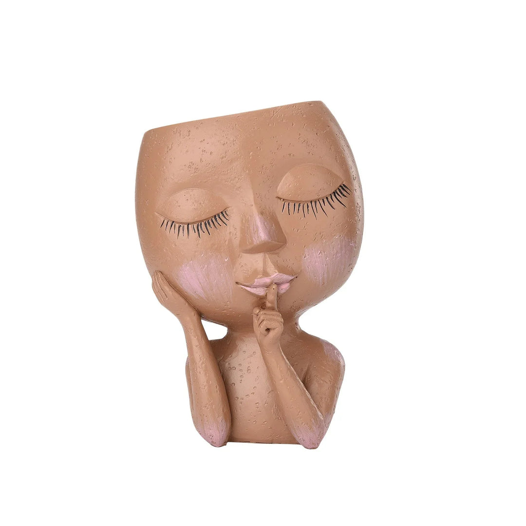 BowLift | Decorative Flower Pot – Creative Plant Pot with Face for Houseplants & Succulents