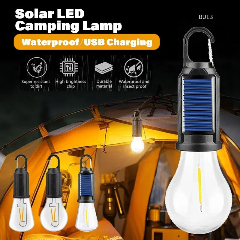 Camping Go Solar Powered Waterproof Light | Bowlift