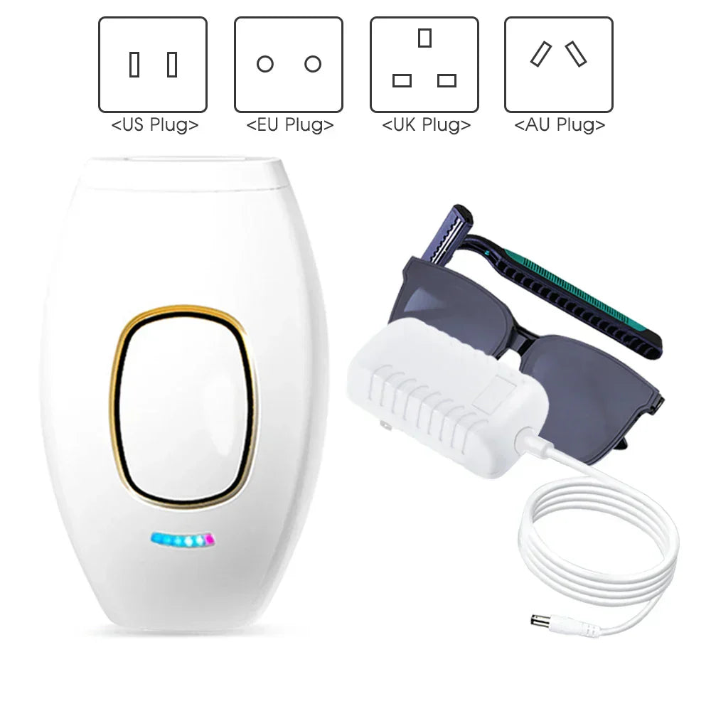 BowLift | Bikini IPL 500,000 Flash Epilator Impulse Permanent Laser Epilator Painless For Women Hair Removal Home Use Devices