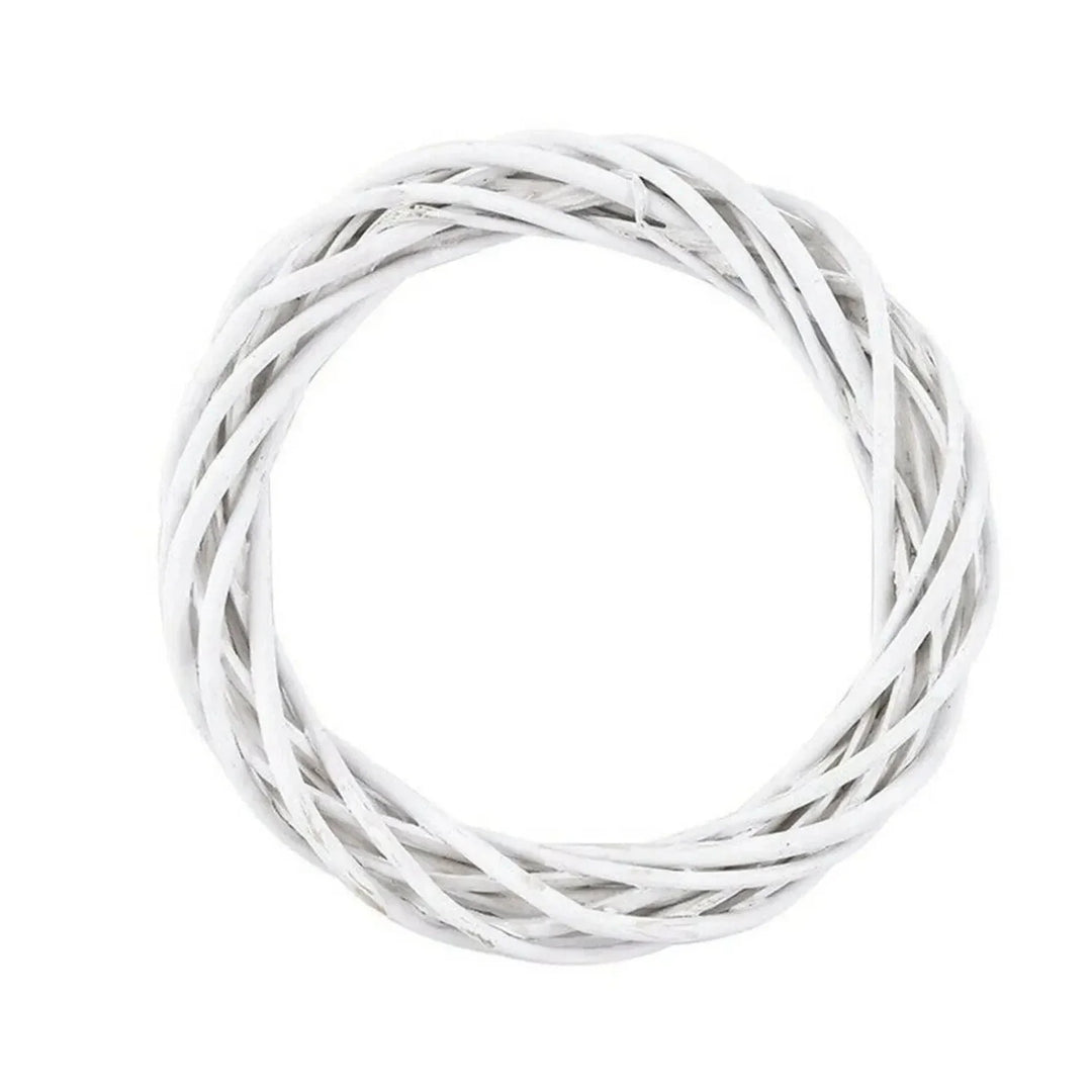 BowLift | WhiteWonder | Luxury Rattan Wreath for Christmas