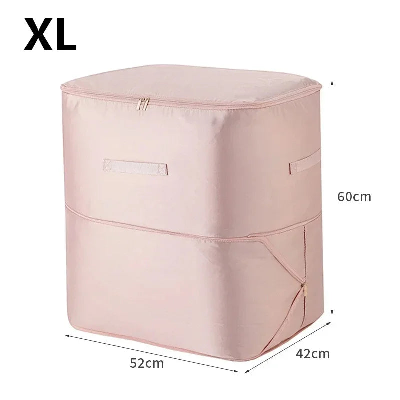 Storage bag for bedding with 40% space savings | Bowlift