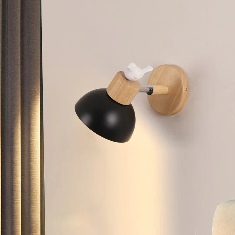 NordicWood - Trendy Wooden LED Wall Lighting Bowlift