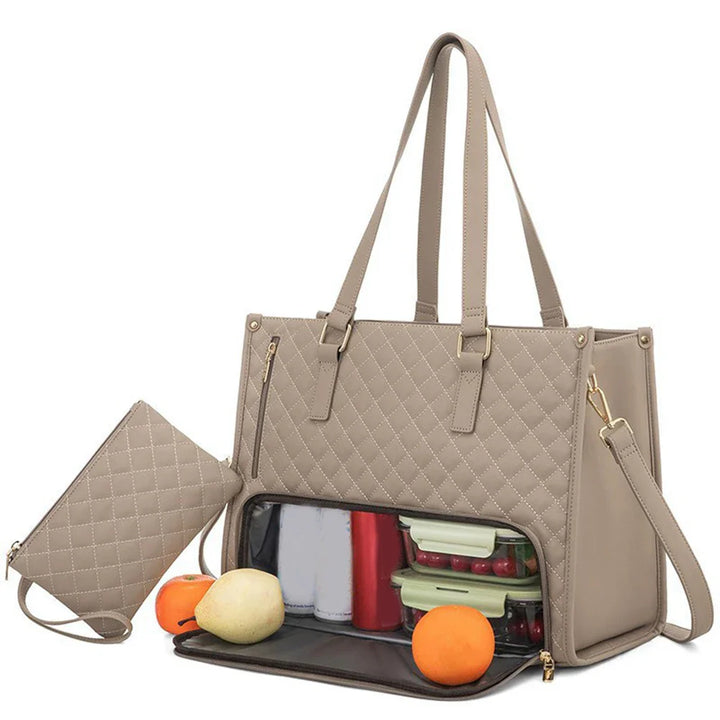 BowLift | 2-in-1 Laptop Bag with Insulated Lunch Compartment