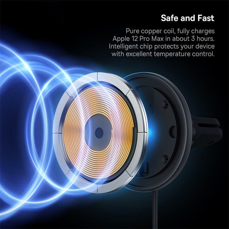 BowLift | 2in1 Car Magnetic Phone Wireless Charging Stand