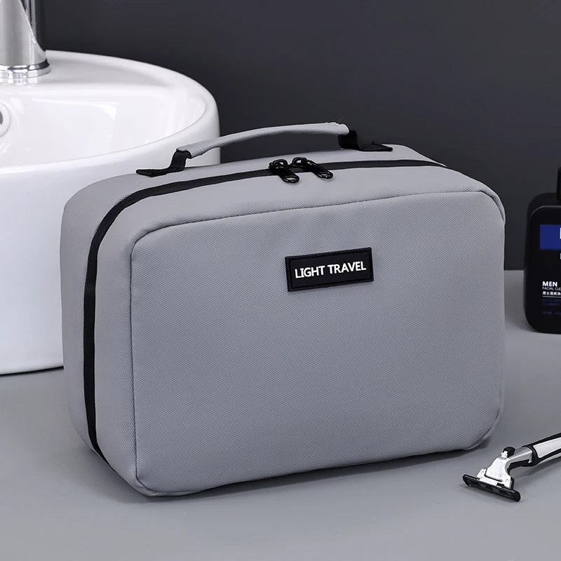 BowLift | Packvard Men's Toiletry Bag Travel | 24×16×11 cm | Water-repellent & Tear-resistant | With Carry Handle & Plenty of Storage