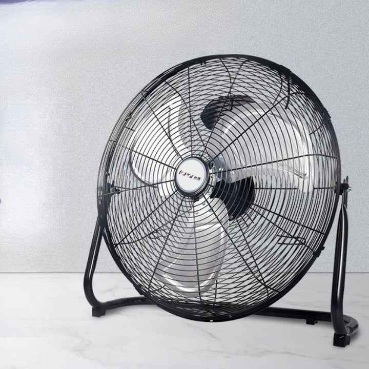 Industrial Floor Fan – 8-Speed 130° Oscillating Workshop Blower, Silent 45dB Turbo Motor with Overheat Protection | Bowlift