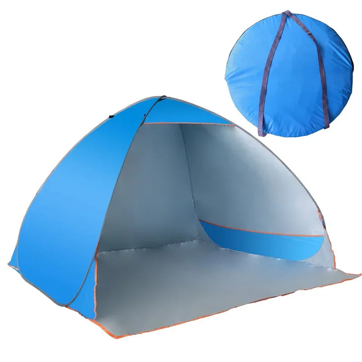 Automatic Pop-Up Ultralight Full Shade Beach Tent | Bowlift