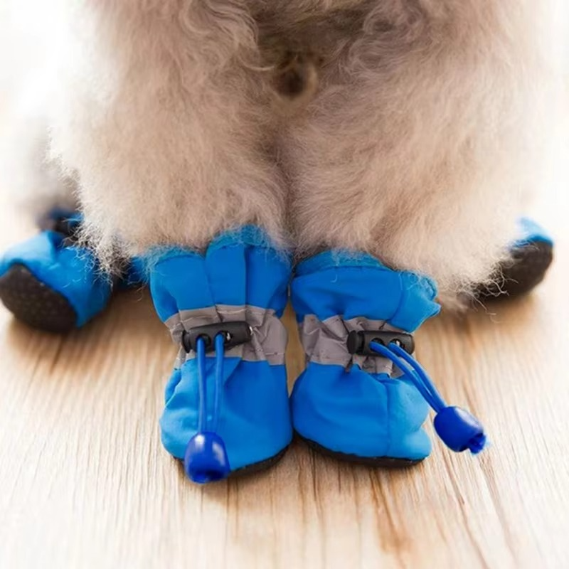 BowLift | 4-Pack Non-Slip Winter Puppy Booties for Outdoor Protection