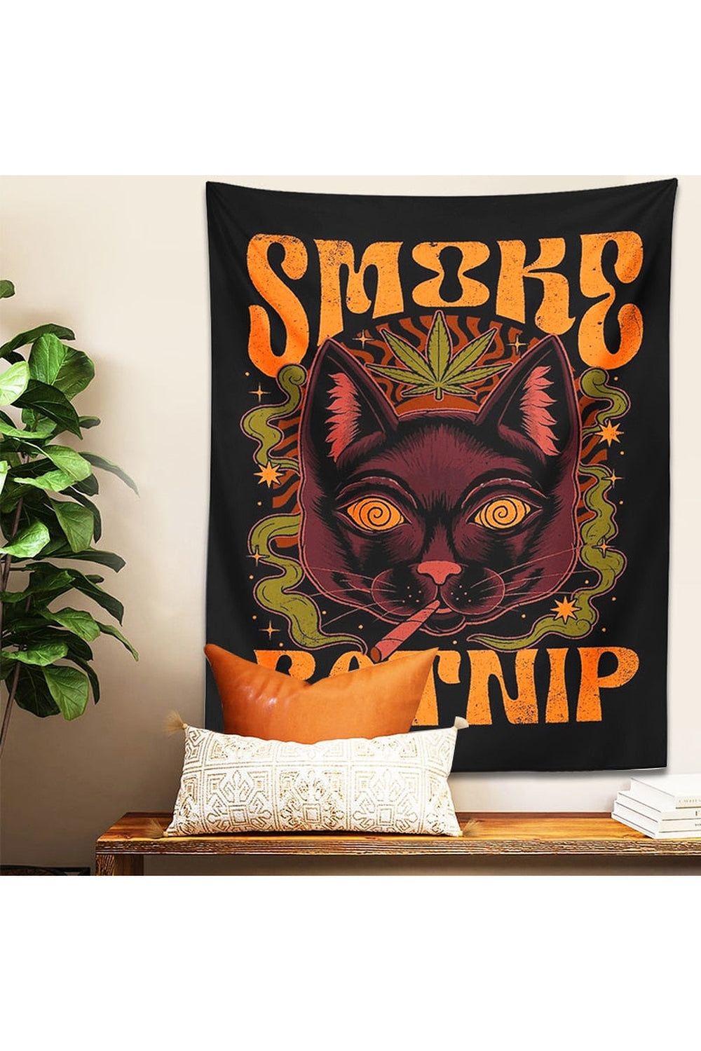 Catnip Psychedelic Tapestry | Bowlift
