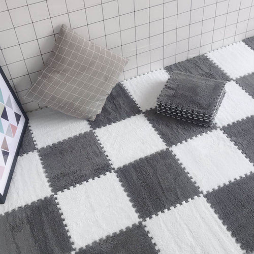 DIY Winter Plush Puzzle Mat | Bowlift