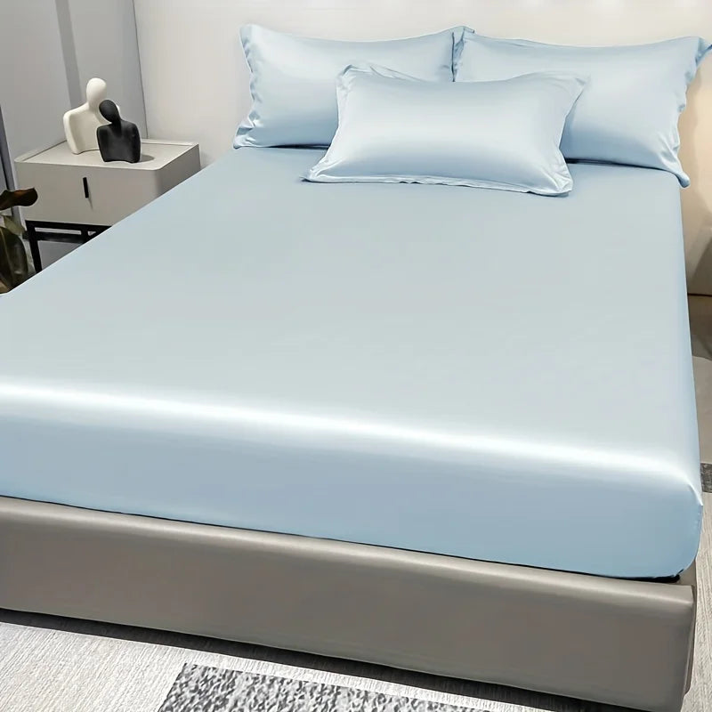 BowLift | SatinDreams Luxury Fitted Sheet | Silky Satin Bed Sheet | Breathable & Cooling | Wrinkle-Free | Easy Care
