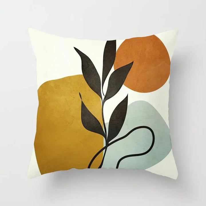 BowLift | VelvetHaven Cushion Cover - Stylish Botanical Cushion Cover for Fresh Interior Makeover