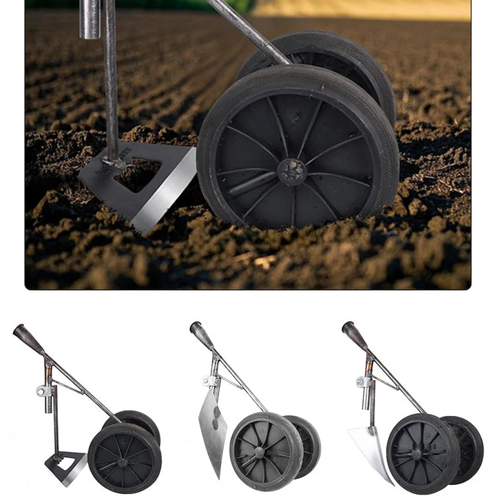 BowLift | Weeding Hoe TerraRex Duo | Hand-forged from Manganese Steel | For Weeding & Soil Loosening | Without Handle