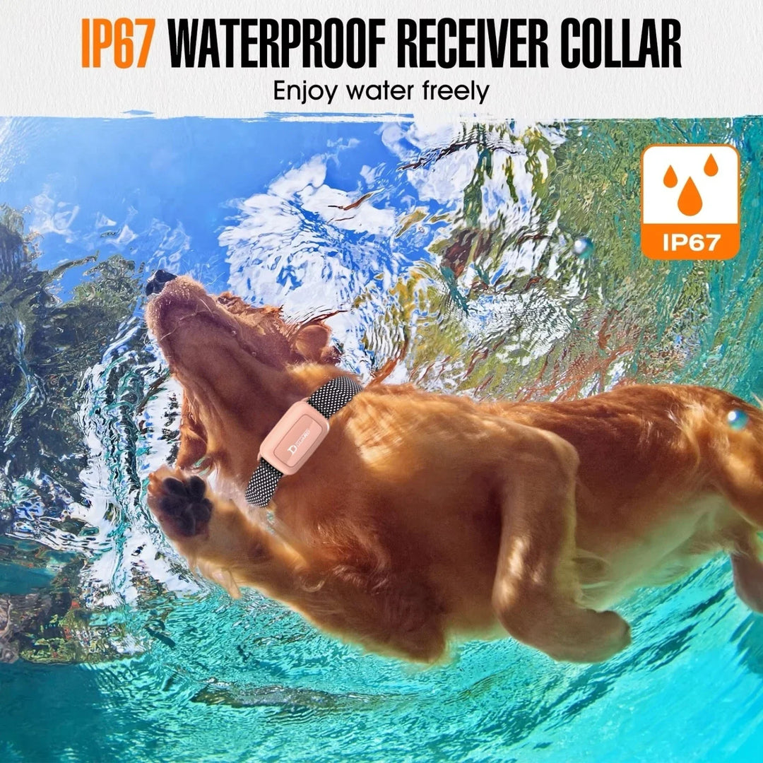 Rechargeable Waterproof Dog Training Collar with Remote & Bark Control – TrainMate Bowlift