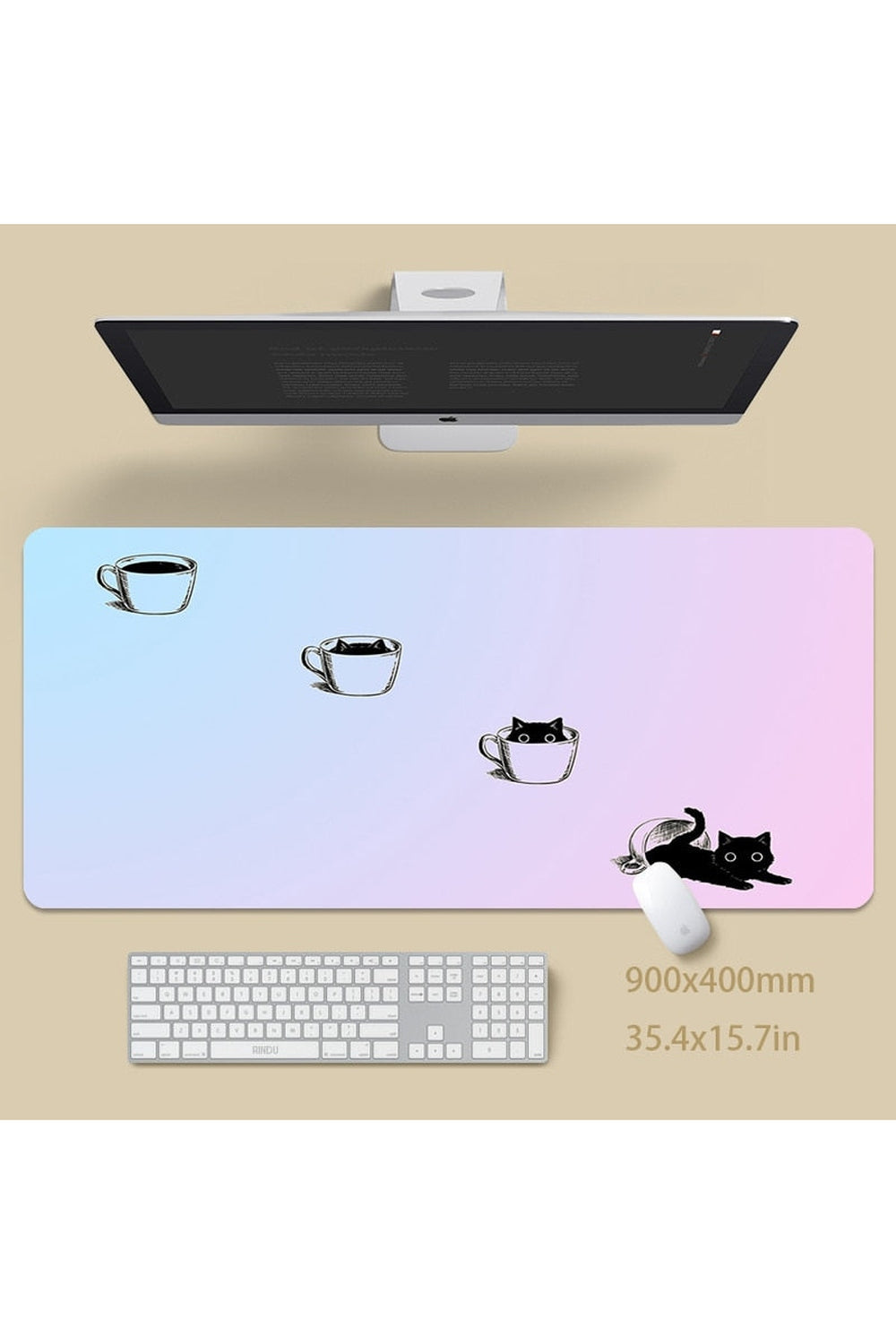 XXL Computer pad Desk mat | Bowlift