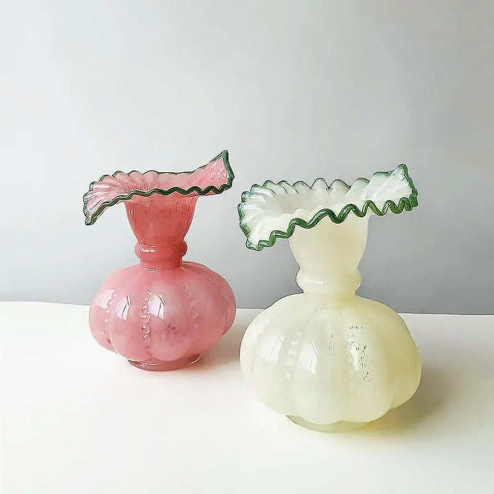 Glass Pumpkin Vase | Bowlift