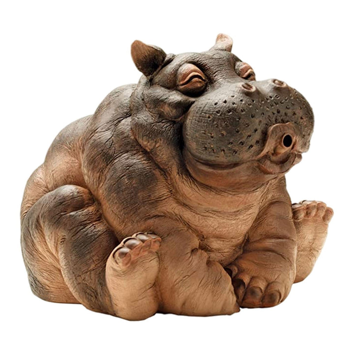 BowLift | Playful Hippopotamus Garden Sprinkler Statue