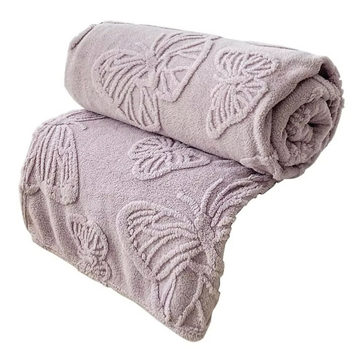Double Sided Cooling Blanket with Breathable Cold Effect and 3D Butterfly Jacquard Design | Bowlift