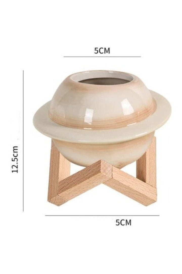 Motif ceramic pot for succulents | Bowlift