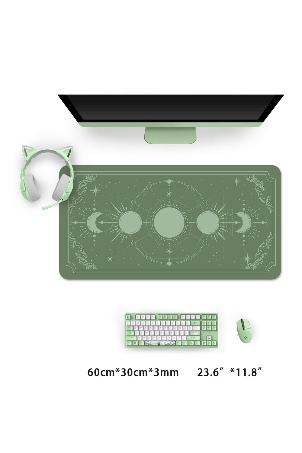 Moon Phases Desk Mat | Bowlift