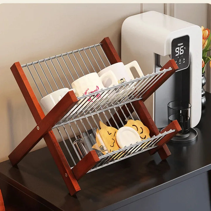 BowLift | Swift Fold Collapsible Dish Drying Rack