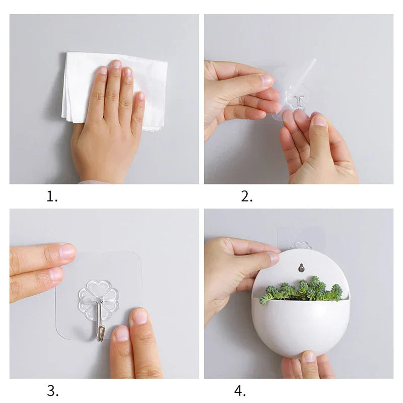 BowLift | FloataWall Planter | Floating Design | Self-adhesive for Modern Wall Decoration
