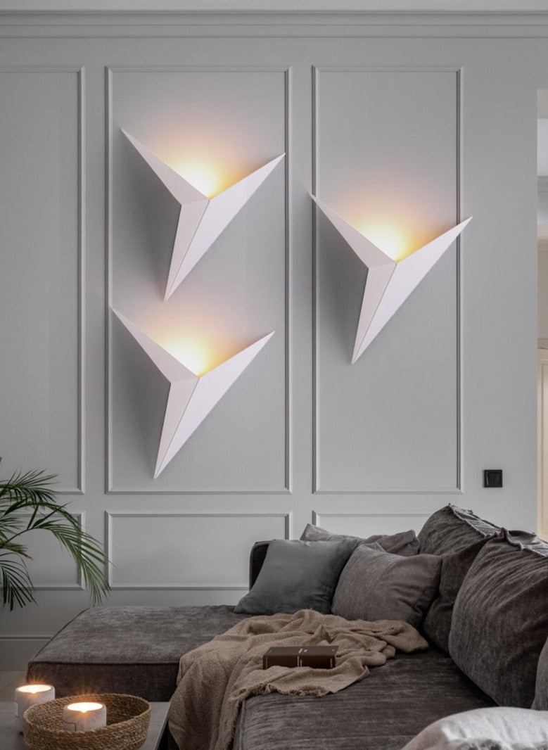 BowLift | Triangular Wall Lamp – Minimalist Design