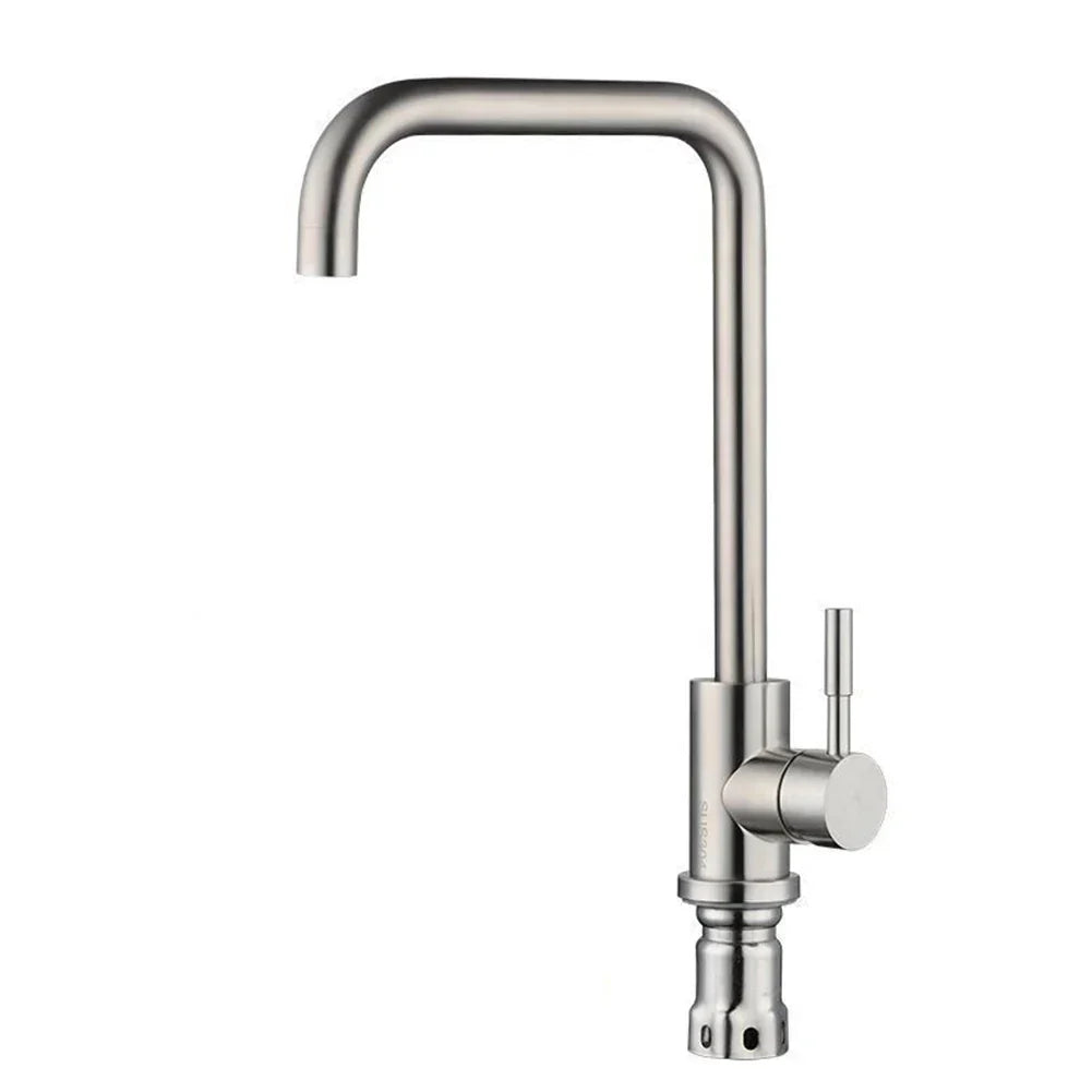 BowLift | StainlessMix Faucet - Modern Stainless Steel Kitchen Faucet