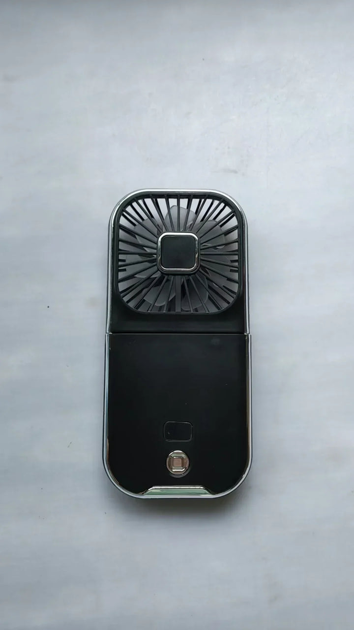 BowLift | Luftigo Mini USB Fan | Compact, rechargeable fan with digital display and multiple wind modes