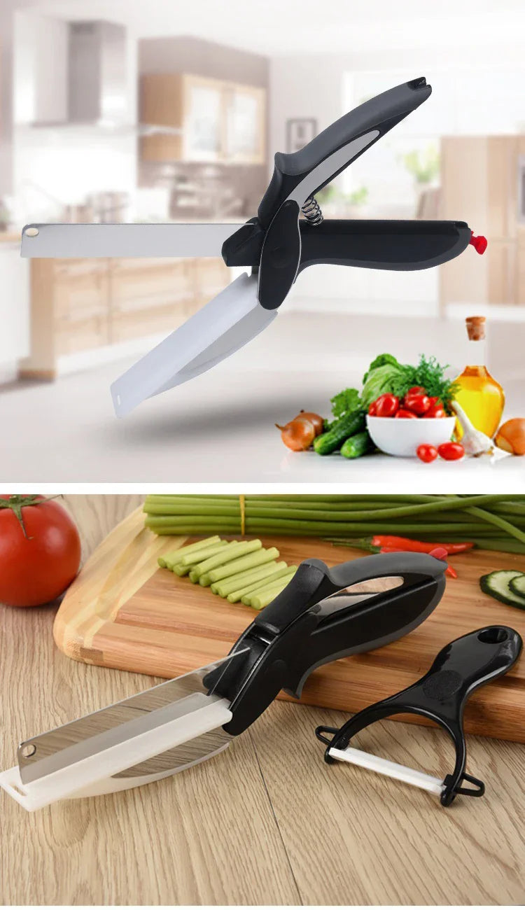 BowLift | 2 in 1 Scissors with Cutting Board