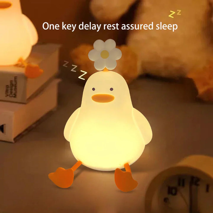 BowLift | Cute Flower Duck Phone Holder Night Lamp