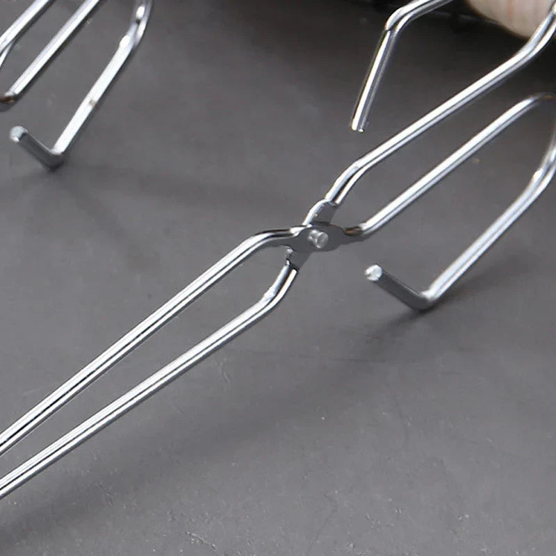 BowLift | Extra Long Charcoal Clip Tongs