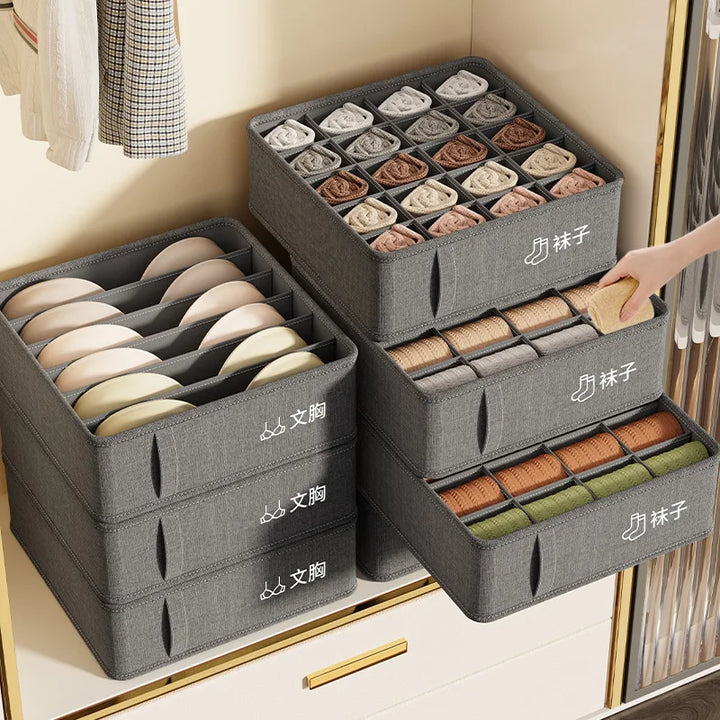 BowLift | ClarityBox Wardrobe Organizer | Collapsible & Space-Saving | High-Quality Non-Woven Fabric Material
