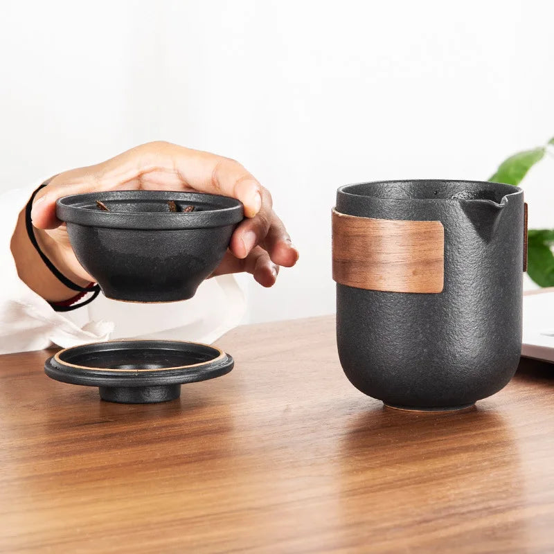BowLift | Portable Travel Ceramic Teaware Set
