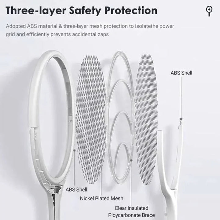 BowLift | 5-in-1 mosquito repellent with insect swatter & LED lamp
