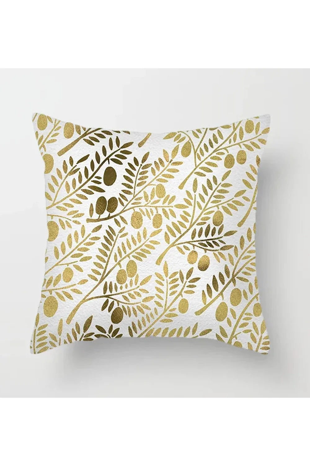Yellow Leaf Polyester Pillowcase | Bowlift