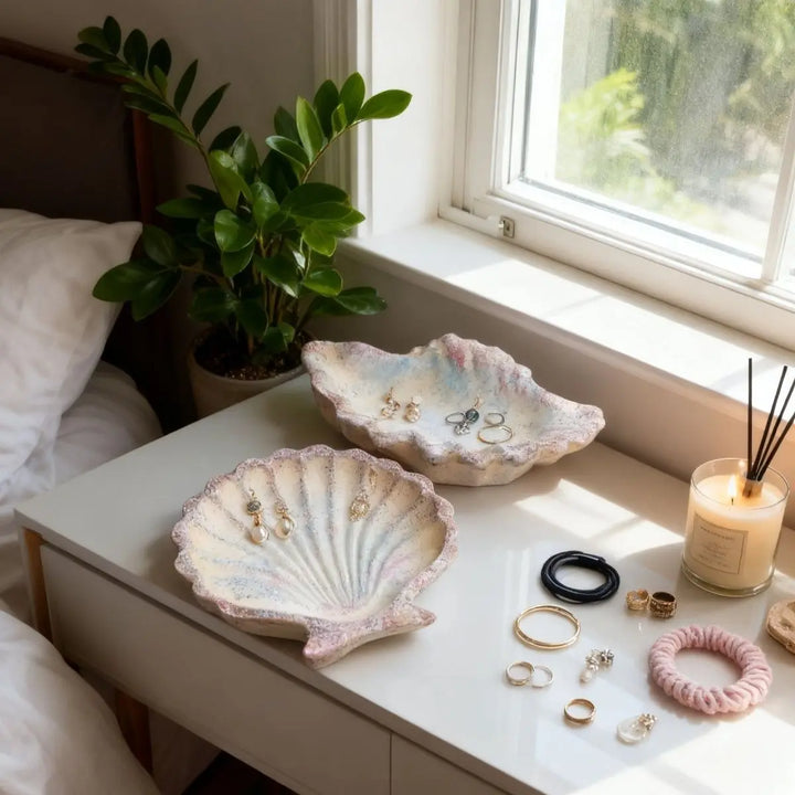 Sea Shell Ceramic Jewelry Tray | Bowlift