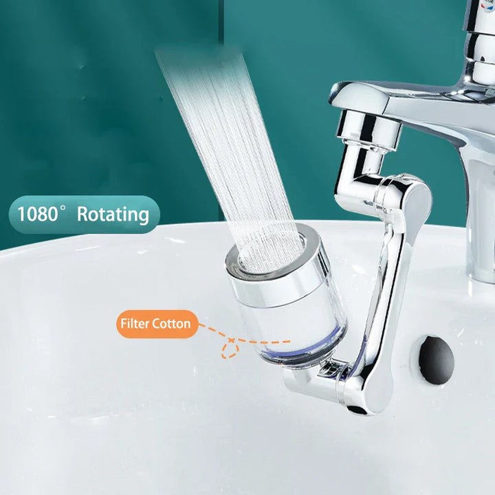 BowLift | Full Rotating Robot Arm Water Saving Faucet Extender