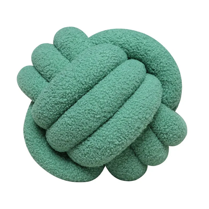 Boucle Rope Knot Ball Cushion | Bowlift