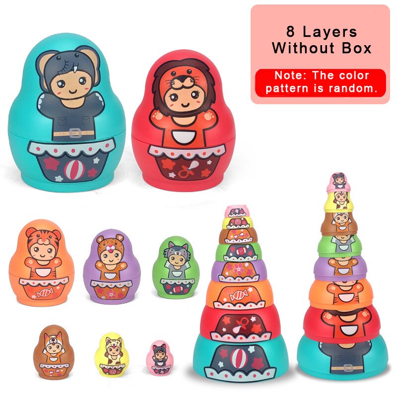 BowLift | Educational Colorful Kids Matryoshka Dolls