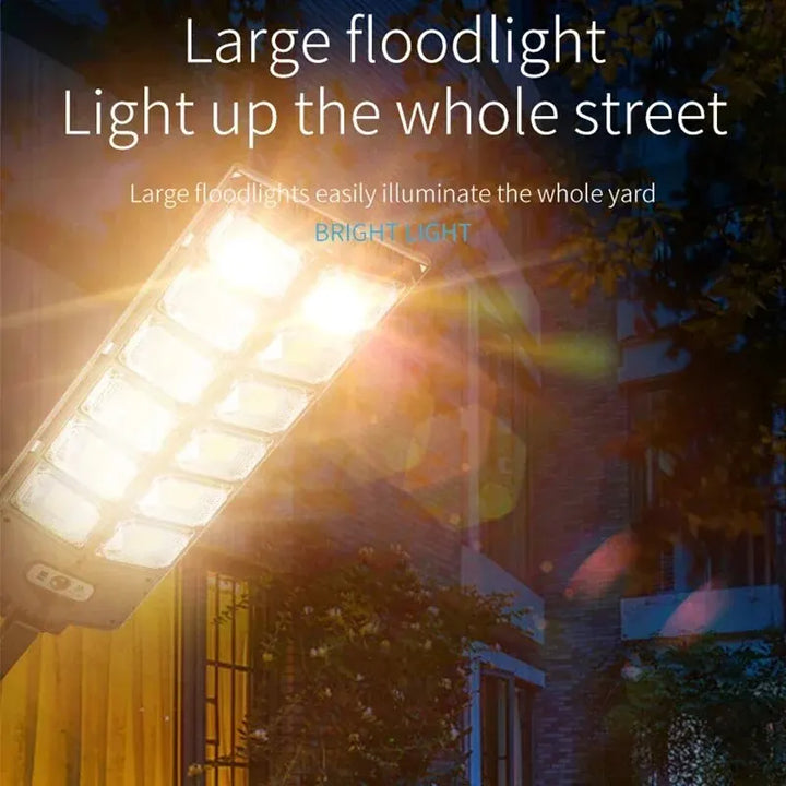 Solar LED Motion Sensor Wall Lamp Remote Control Garden Light | Bowlift