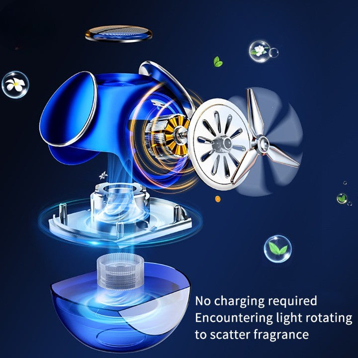 BowLift | Rotating Perfume Solar Aromatherapy Car Air Freshener