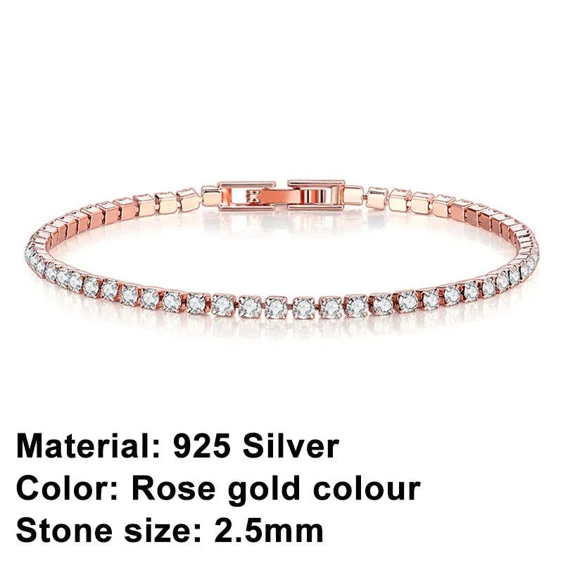 BowLift | Tennis Bracelet – Shine with Attitude: Elegance in Sterling Silver and Hip-Hop Flair!
