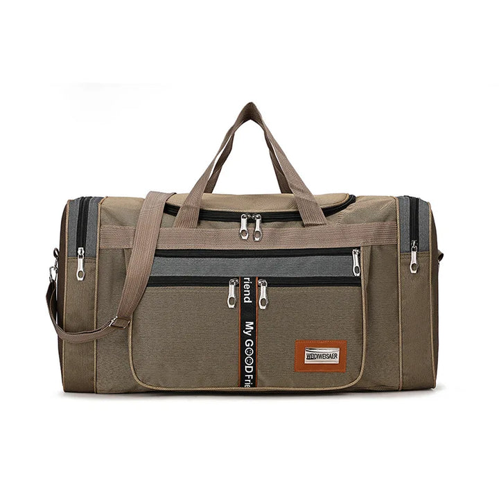 BowLift | Travinero Foldable Travel Bag Men | Large Capacity | Waterproof Shoulder Bag for Business Trips & Short Trips | Sports & Leisure Bag