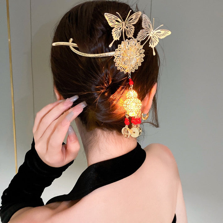 BowLift | Luminous Stylish Butterfly Lantern Hairpin