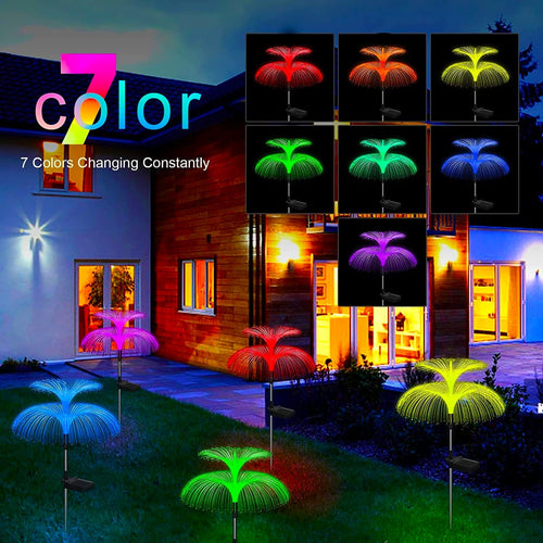Solar-Powered Floating Jellyfish Garden Lights | Bowlift