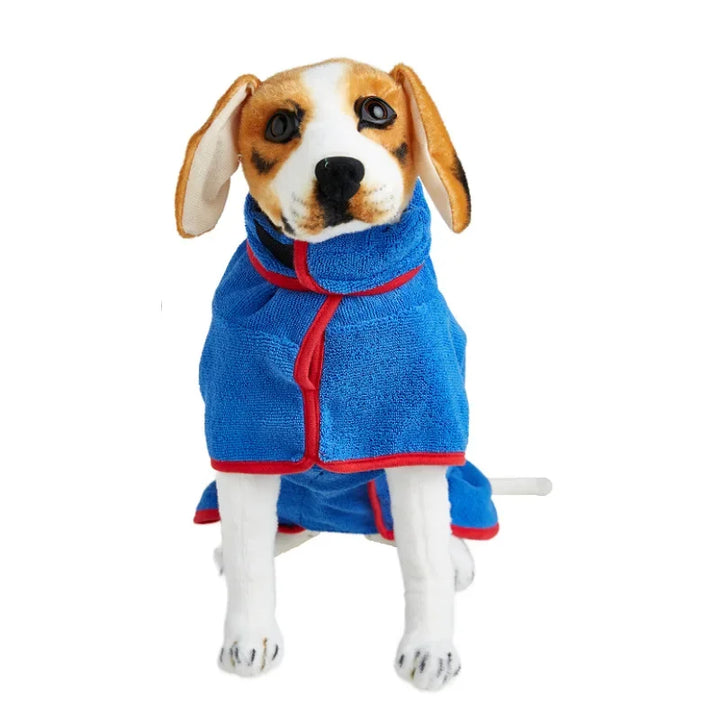 Pet bathrobe, highly absorbent and quick-drying Bowlift