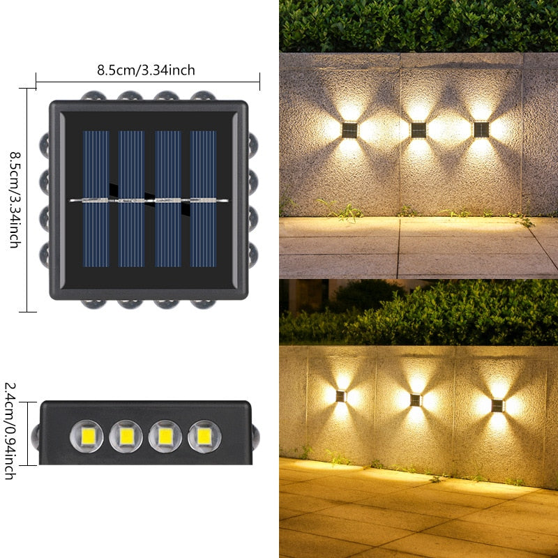 BowLift | SolarVibe – Sustainable Solar Wall Light for Modern Outdoors